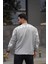 Sweatshirt Bisiklet Yaka Panda Baskılı Oversize Sweat 2