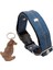 Köpek boyun tasması kot Lacivert zımbalı genişlik:2,5cm boyun ölçüsü:27-35cm ayarlamalı dog collar T4-5S 5