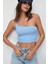 Tek Omuz Askılı Crop Bluz 1