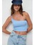 Tek Omuz Askılı Crop Bluz 2