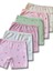 %100 Pamuk Kız Çocuk Fitilli Kaşkorse Boxer Külot Iç Çamaşır 6lı Set 1