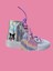 Hologram Kuromilive Silikon Detay Fermuar Bağcıklı Çocuk Spor Ayakkabı Sneaker 1