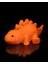 - Bebek Stegosaurus Turuncu Dinozor Biblo - Sevimli ve Eğlenceli Dekor 4