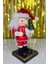 Noel Baba Fındıkkıran Masa Üstü Süs Obje Şapkalı Noel Baba Yılbaşı Masa Süsü 16cm 3