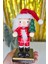Noel Baba Fındıkkıran Masa Üstü Süs Obje Şapkalı Noel Baba Yılbaşı Masa Süsü 16cm 4
