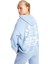 Xsıde Baskılı Uzun Kollu Oversize Kadın Hoodie 1