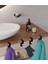 Siyah Metal Yapışkanlı 4lü Askılık Yapışkanlı Kanca Mutfak Banyo Havluluk ve Organizer MT108S 5