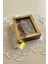 15 x 20 x 5 cm Ledli Siyah-Bronz Anı Çerçevesi! Yeni Moda Çiçek Anı Çerçevesi! 1