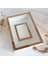 25 x 35 cm Yarı Kaplama Beyaz-Bronz Anı Çerçevesi! Yeni Moda Çiçek Anı Çerçevesi! 2