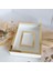 25 x 35 cm Yarı Kaplama Beyaz-Gold Anı Çerçevesi! Yeni Moda Çiçek Anı Çerçevesi! 1