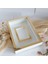 25 x 35 cm Yarı Kaplama Beyaz-Gold Anı Çerçevesi! Yeni Moda Çiçek Anı Çerçevesi! 3