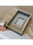 25 x 35 cm Yarı Kaplama Isimli Siyah-Gold Anı Çerçevesi! Yeni Moda Çiçek Anı Çerçevesi! 3