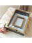 25 x 35 cm Yarı Kaplama Ledli+Isimli Siyah-Gold Anı Çerçevesi! Yeni Moda Çiçek Anı Çerçevesi! 1