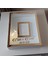 30 x 40 cm Yarı Kaplama Ledli+Isimli Beyaz-Gold Anı Çerçevesi! Yeni Moda Çiçek Anı Çerçevesi! 1