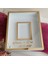 40 x 50 cm Yarı Kaplama Ledli+Isimli Beyaz-Gold Anı Çerçevesi! Yeni Moda Çiçek Anı Çerçevesi! 3