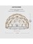 Jeodezik Kubbe - Geodesic Dome 7m Opuntia Ahşap Strüktür Ve Bağlantı Parçası Seti 1