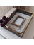 30 x 40 cm Yarı Kaplama Isimli Siyah-Gold Anı Çerçevesi! Yeni Moda Çiçek Anı Çerçevesi! 2