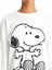 Xsıde Bisiklet Yaka Snoopy Baskılı Oversize Kadın Kalın Sweatshirt 3