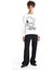 Xsıde Bisiklet Yaka Snoopy Baskılı Oversize Kadın Kalın Sweatshirt 2