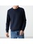 Basic Erkek Sweatshirt - Kompakt Kumaş, Uzun Kollu, Yumuşak ve Rahat - Gri (Günlük ve Casual Giyim Için) 3