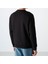 Basic Erkek Sweatshirt - Kompakt Kumaş, Uzun Kollu, Yumuşak ve Rahat - Gri (Günlük ve Casual Giyim Için) 4