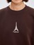 Lcw Vision Bisiklet Yaka Nakışlı Oversize Kadın Sweatshirt 3