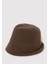 Kahverengi Yün Bucket Şapka 1911759-33198 3