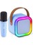 Karaoke Kablosuz Hoparlör Mikrofonlu Rgb Işıklı Bluetooth Speaker Tf Kart/usb/ 1