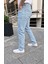 Erkek Slim Fit Buz Mavi Esnek Likralı Kot Pantolon 2