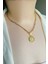 Yeşil Mineli Güneş Gold Klipsli Kolye Ucu & Ajda Bilezik Charm | 925 Ayar Gümüş 1