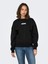 Onlsofıa L/s Word O-Neck Swt Kadın Sweat 15329876 Black 3