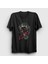 Unisex Siyah Edward Elric Full Metal Alchemist Anime T-Shirt 1