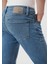Leo Casual Puslu İndigo Mavisi Jean Pantolon 0076229574 6