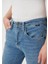Leo Casual Puslu İndigo Mavisi Jean Pantolon 0076229574 7