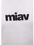 Siyah Miav Baskılı Beyaz Tişört 067153-602 6