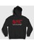 Unisex Siyah Logo Symbol Ufc Mma Kapüşonlu Sweatshirt 1