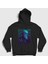 Unisex Siyah Evolution Evrim Charles Darwin Kapüşonlu Sweatshirt 1
