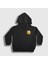 Unisex Çocuk Siyah Gülmekten Gözünden Yaş Gelen Emoji Instagram Kapüşonlu Sweatshirt 1