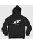 Unisex Siyah Logo Dj Avicii Kapüşonlu Sweatshirt 1