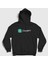 Unisex Siyah Logo Ai Chatgpt Yapay Zeka Kapüşonlu Sweatshirt 1