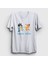 Unisex Beyaz Bluey Dance Mode Bandit Chili T-Shirt 1