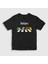 Unisex Çocuk Siyah Pokemon Pikachu Bulbasaur Charmander Squirtle The Starters T-Shirt 1