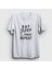 Unisex Beyaz Eat Sleep Dance Repeat Hediye Dansçı T-Shirt 1