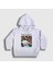 Unisex Çocuk Beyaz Poster Love And Power Halsey Kapüşonlu Sweatshirt 1