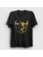 Unisex Siyah Boğa Kafası Boğalı Sarı Lacivert Hediye T-Shirt 1