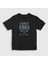 Çocuk Siyah Göktürk Türk Yazılı Kurt Bozkurt T-Shirt 1