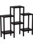 6 Raflı - Siyah Modüler Ünite Plastik 108 x 100 x 29 cm (4767) - MCT8722-9507 1