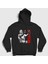 Unisex Siyah Finger Ufc Mma Justin Gaethje Kapüşonlu Sweatshirt 1