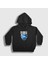 Unisex Çocuk Siyah Logo Oyun Rocket League Kapüşonlu Sweatshirt 1
