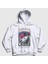 Unisex Beyaz Roses Rapper Kendrick Lamar Kapüşonlu Sweatshirt 1